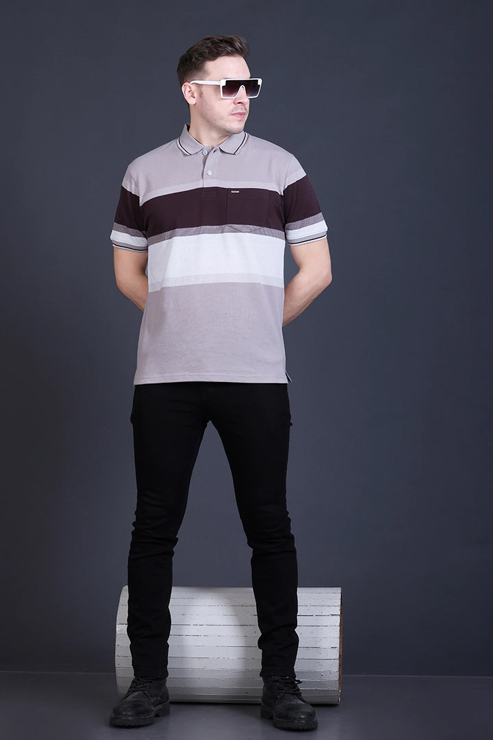 Mouse Half Sleeve Polo T-Shirt for Men