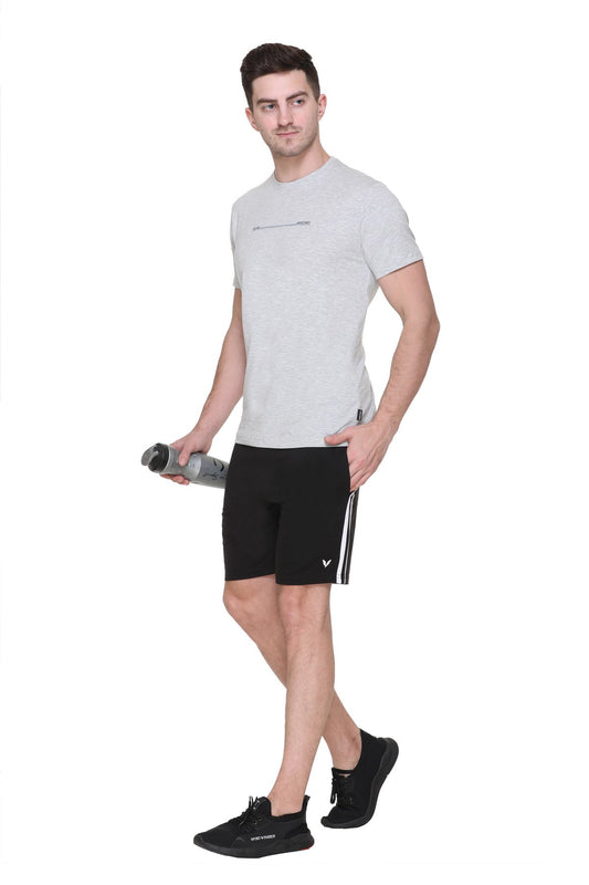 Godfrey Men Black Solid Shorts