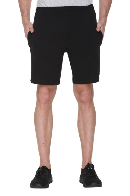 Godfrey Men Black Solid Shorts