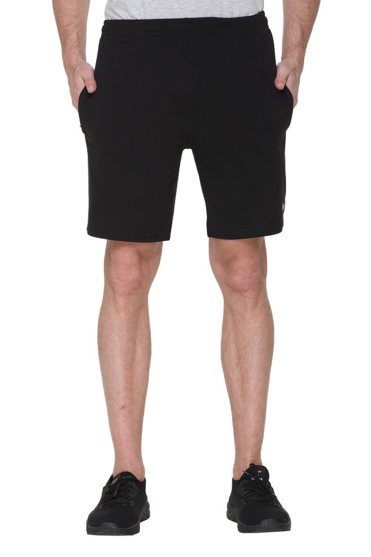 Godfrey Men Black Solid Shorts