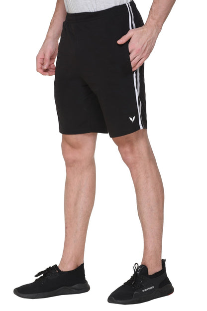 Godfrey Men Black Solid Shorts