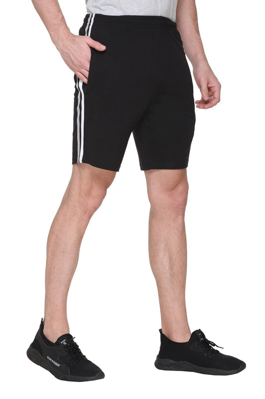 Godfrey Men Black Solid Shorts