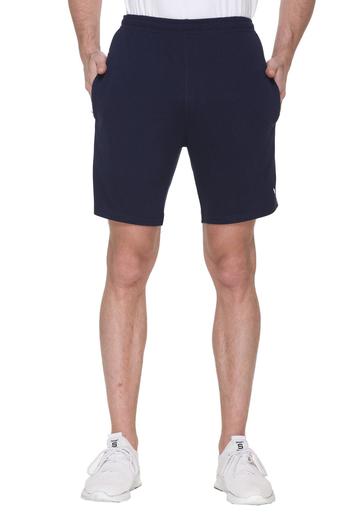 Godfrey Men Navy Solid Shorts