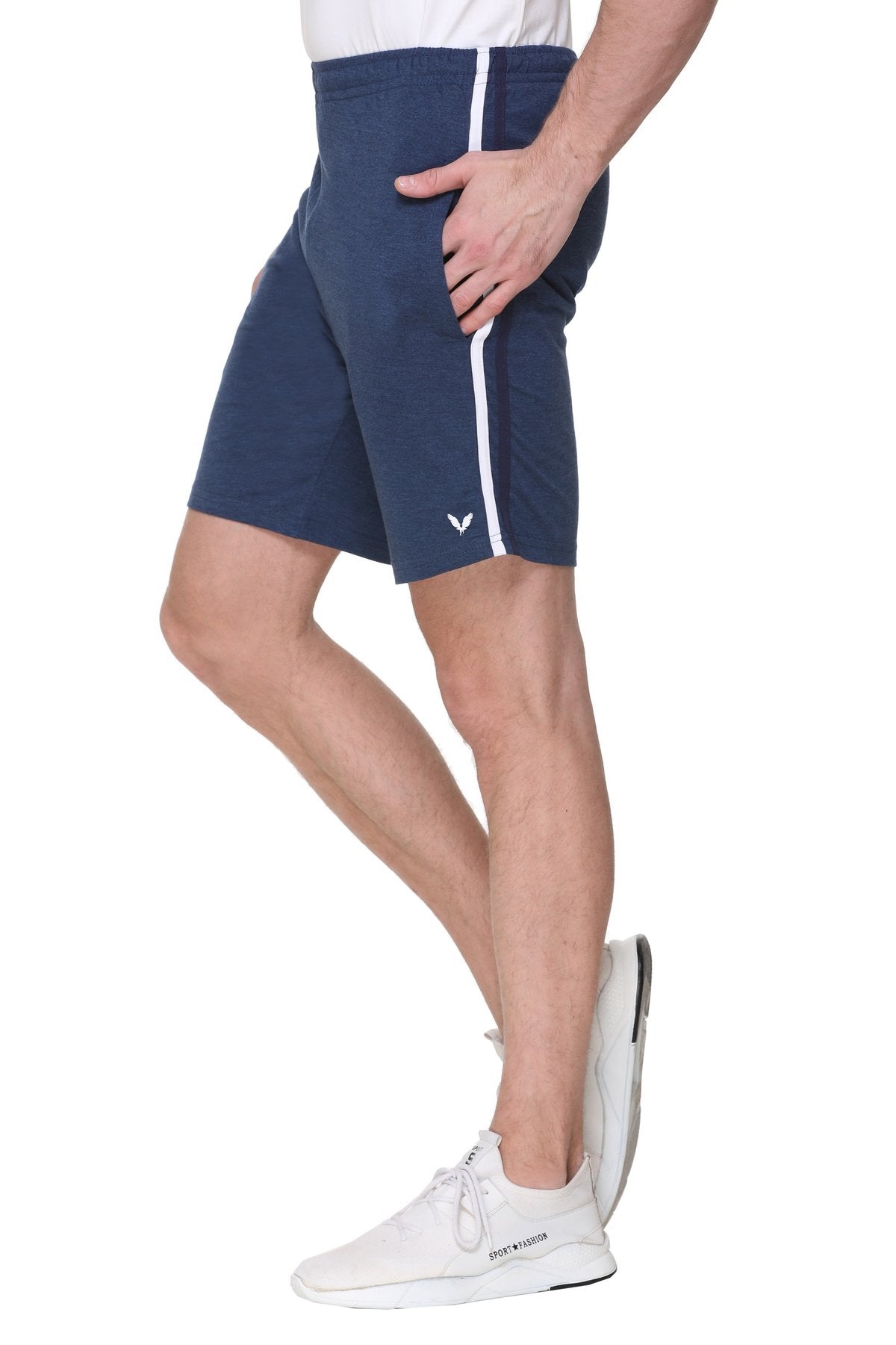 Godfrey Eco Men Denim Solid Shorts