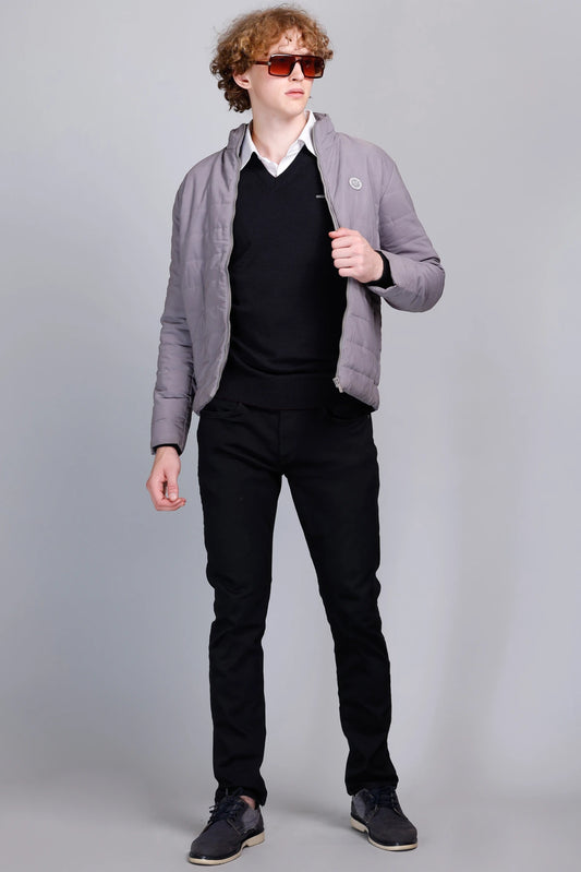 Navy V-Neck Sleeveless Sweater Vest Men