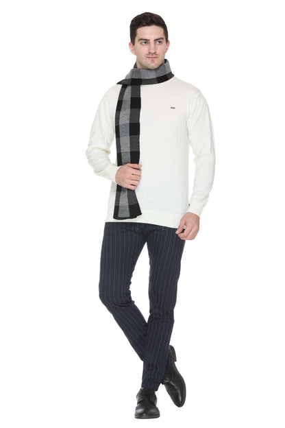 Black | Grey Woolen Mufflers for Men &amp; Women