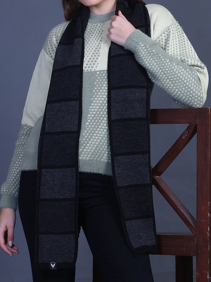 Black Woolen Mufflers for Men &amp; Women