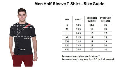Black Slim Fit Round Neck Dri Fit T-Shirt
