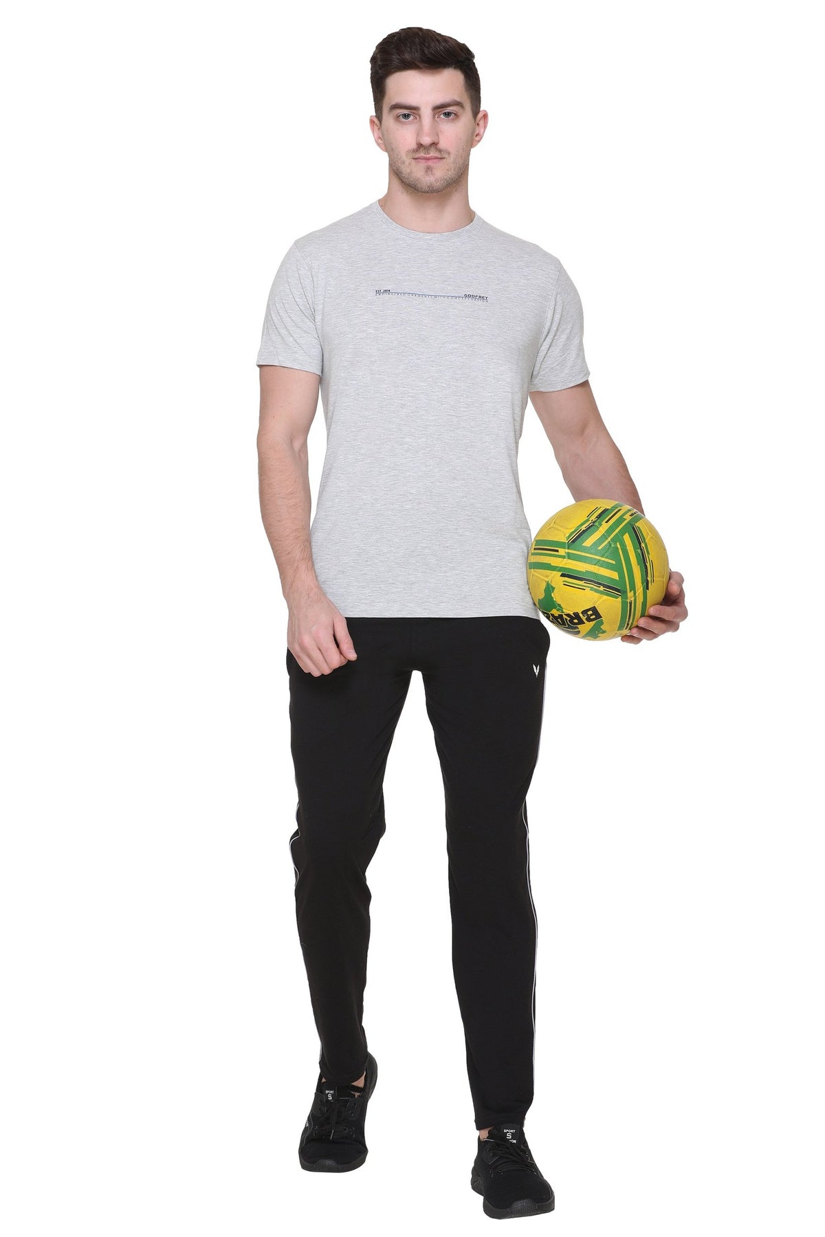 Godfrey Men Black Solid Lower