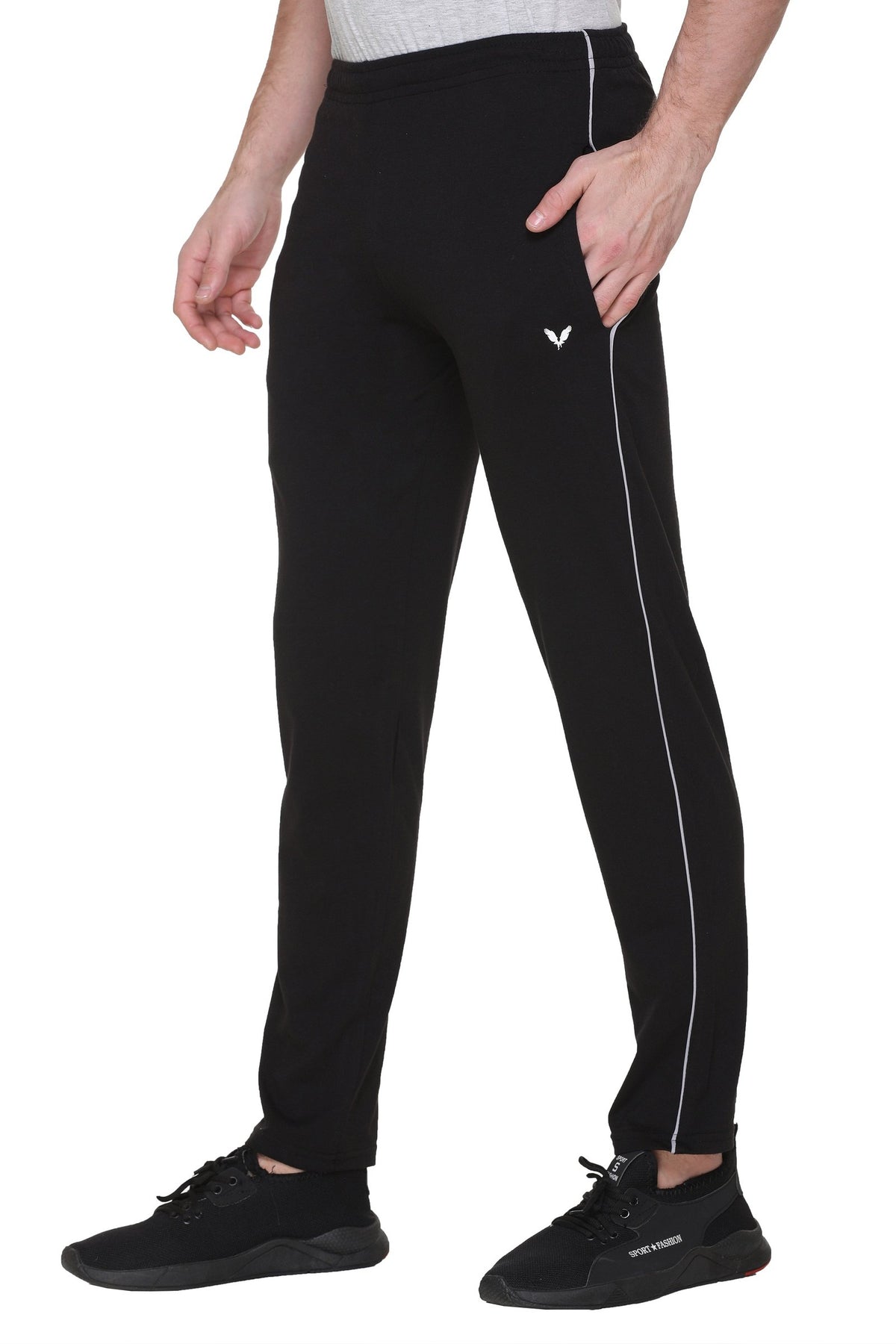 Godfrey Men Black Solid Lower