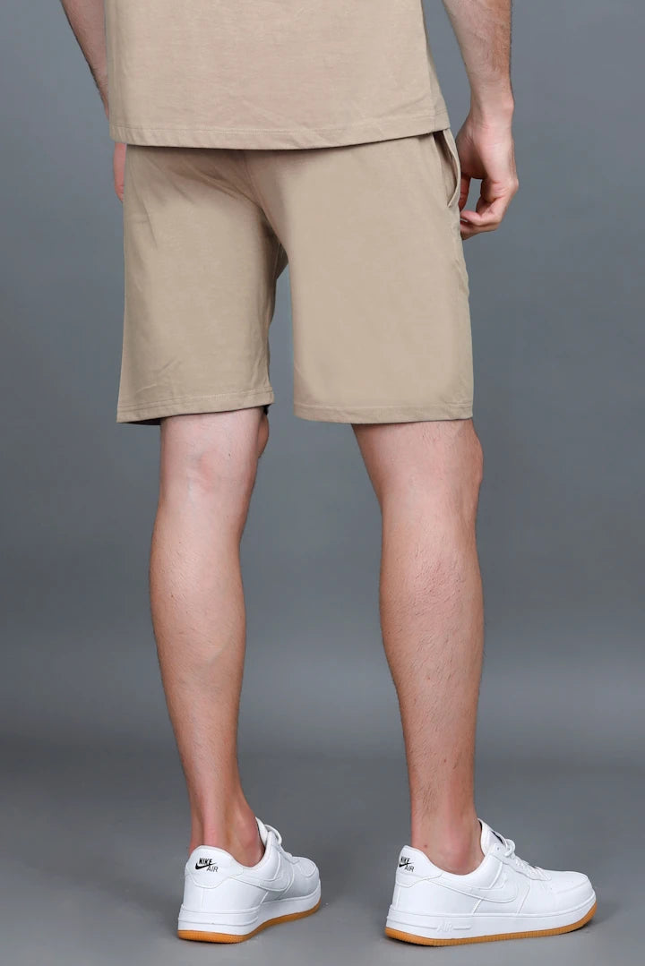 Beige Shorts For Men