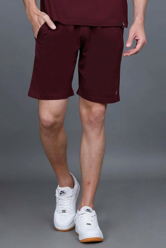 Burgundy Shorts For Men