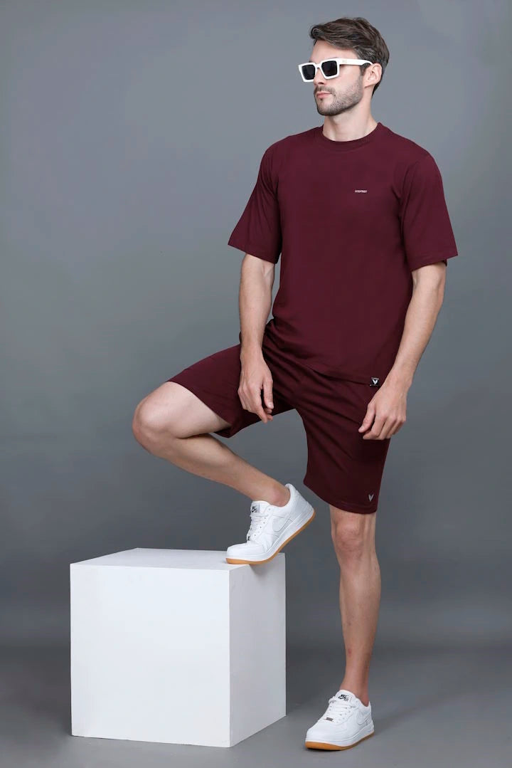 Burgundy Shorts For Men