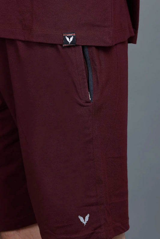 Burgundy Shorts For Men