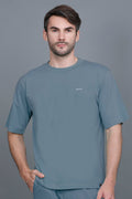 Powder Blue Oversized T-Shirt for Men