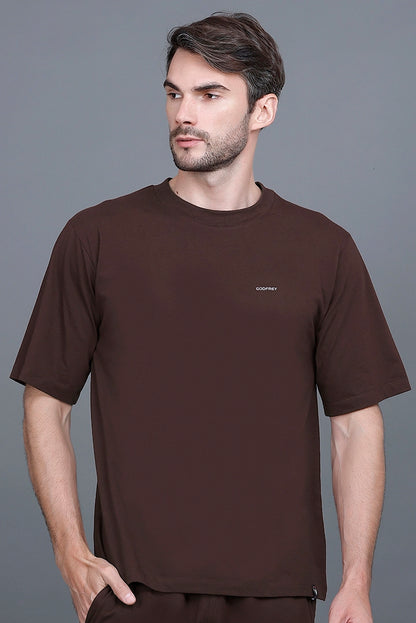 Coffee Oversized T-Shirt for Men
