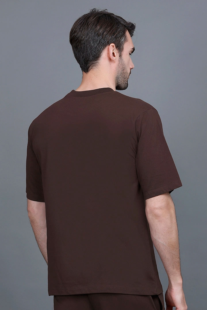 Coffee Oversized T-Shirt for Men