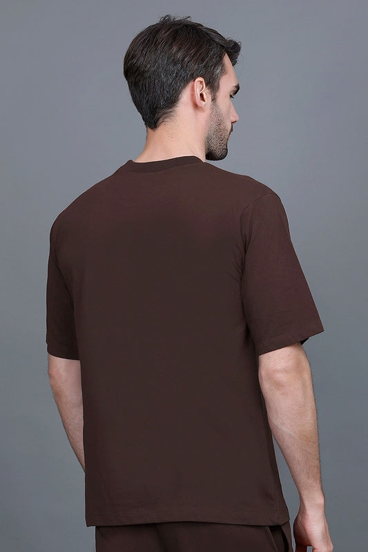 Coffee Oversized T-Shirt for Men