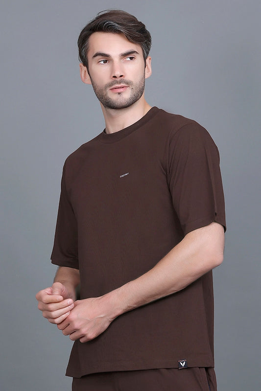 Coffee Oversized T-Shirt for Men