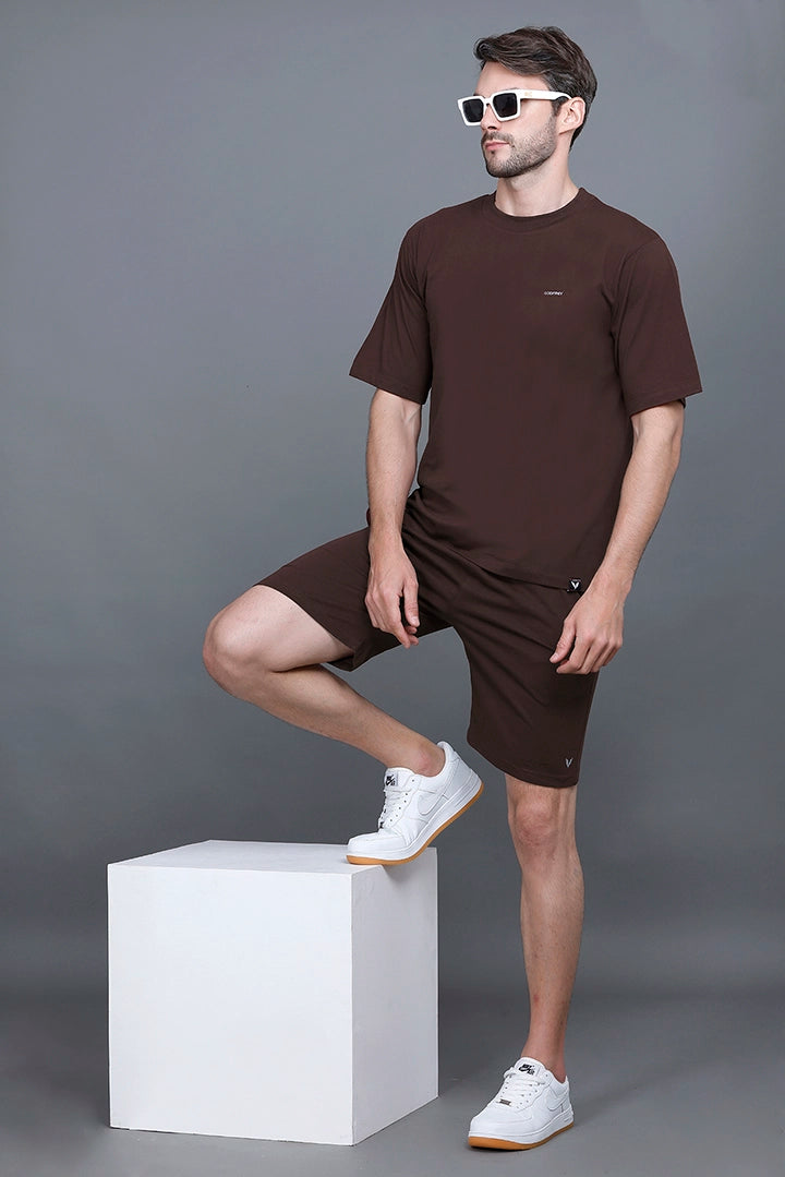 Coffee Oversized T-Shirt for Men