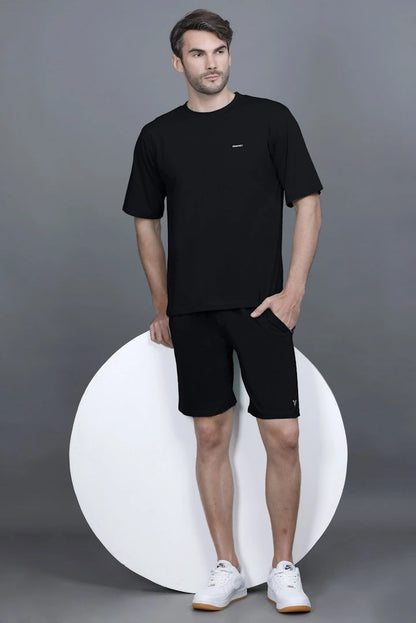 Black Oversized Coord Sets men