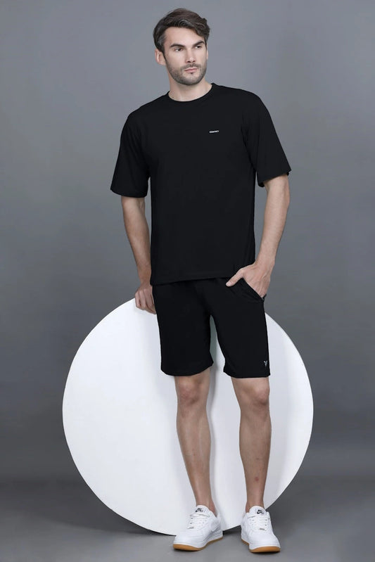 Black Oversized Coord Sets men