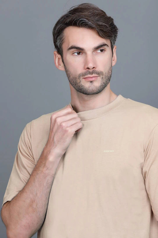 Beige Oversized Coord Sets men