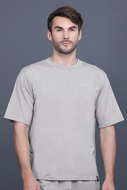 Light Grey Oversized T-Shirt for Men