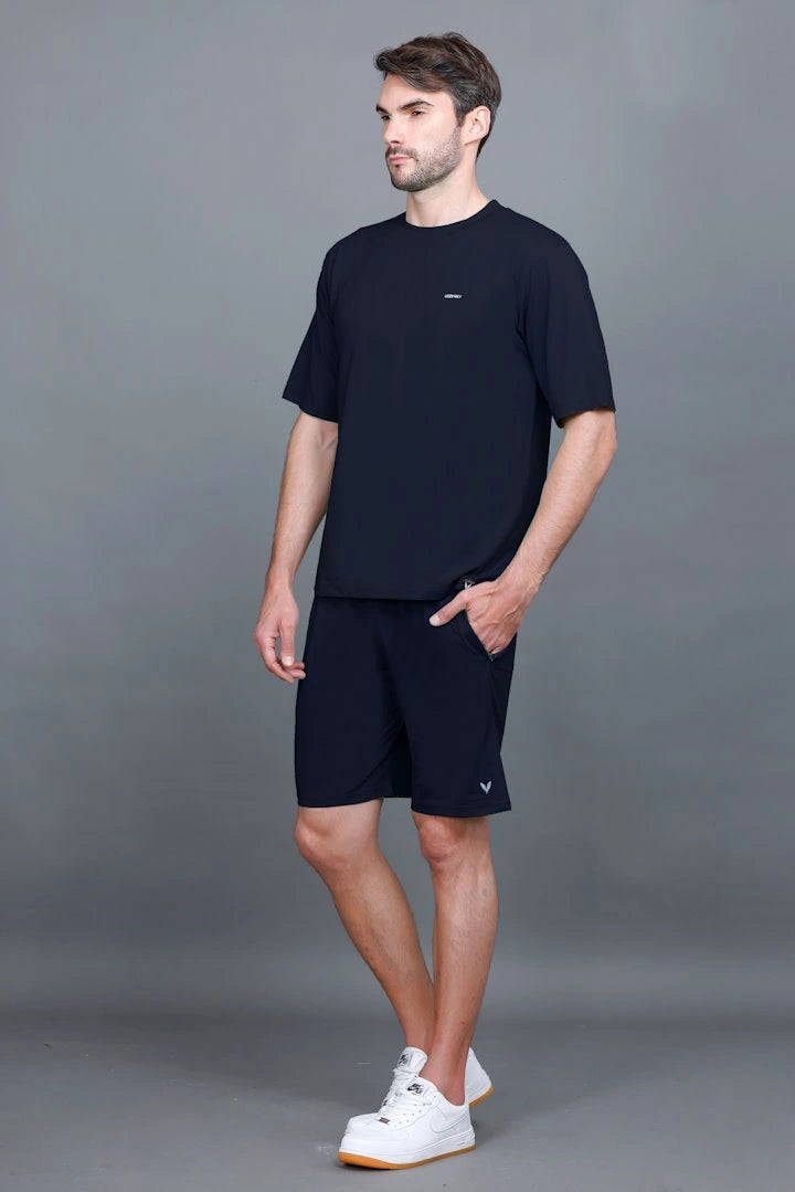 Navy Oversized Coord Sets Men