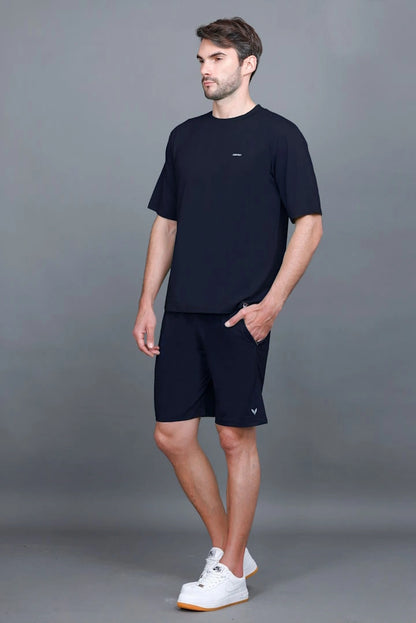 Navy Oversized Coord Sets Men