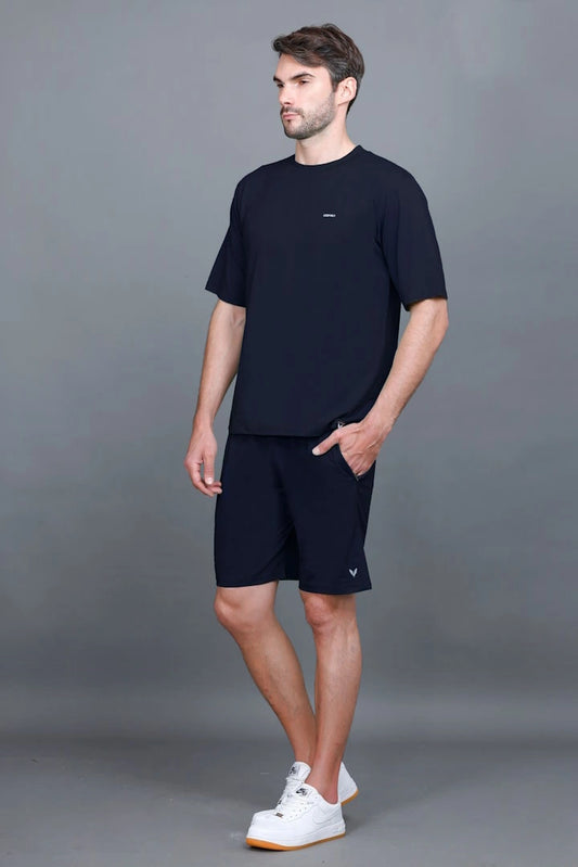 Navy Oversized Coord Sets Men