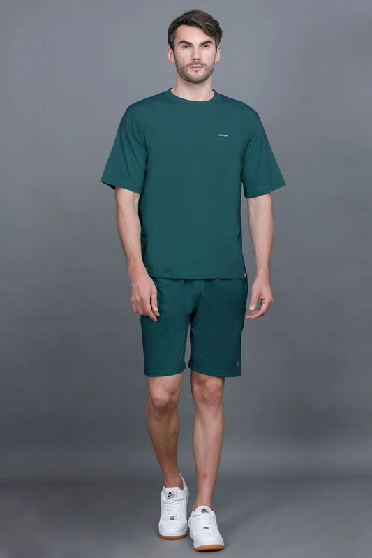 Turquoise Oversized Coord Sets Men