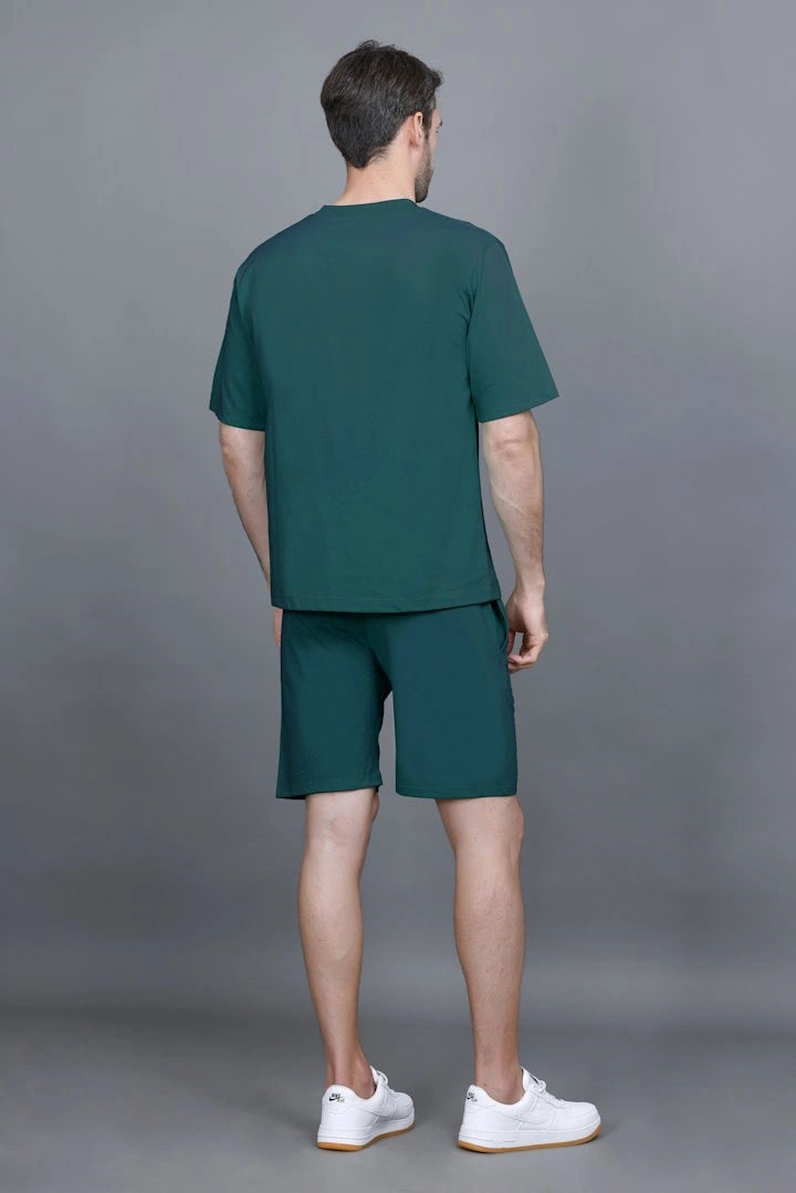 Turquoise Oversized Coord Sets Men