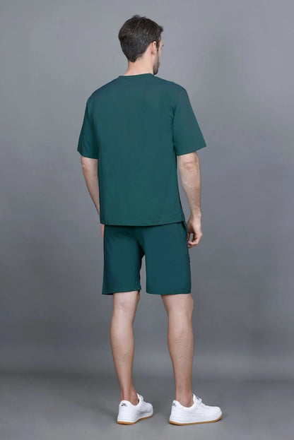 Turquoise Oversized Coord Sets Men