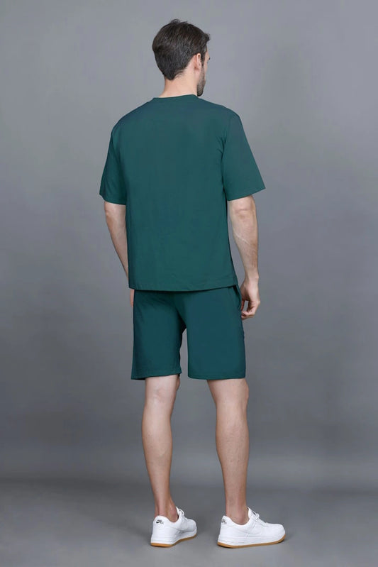 Turquoise Oversized Coord Sets Men