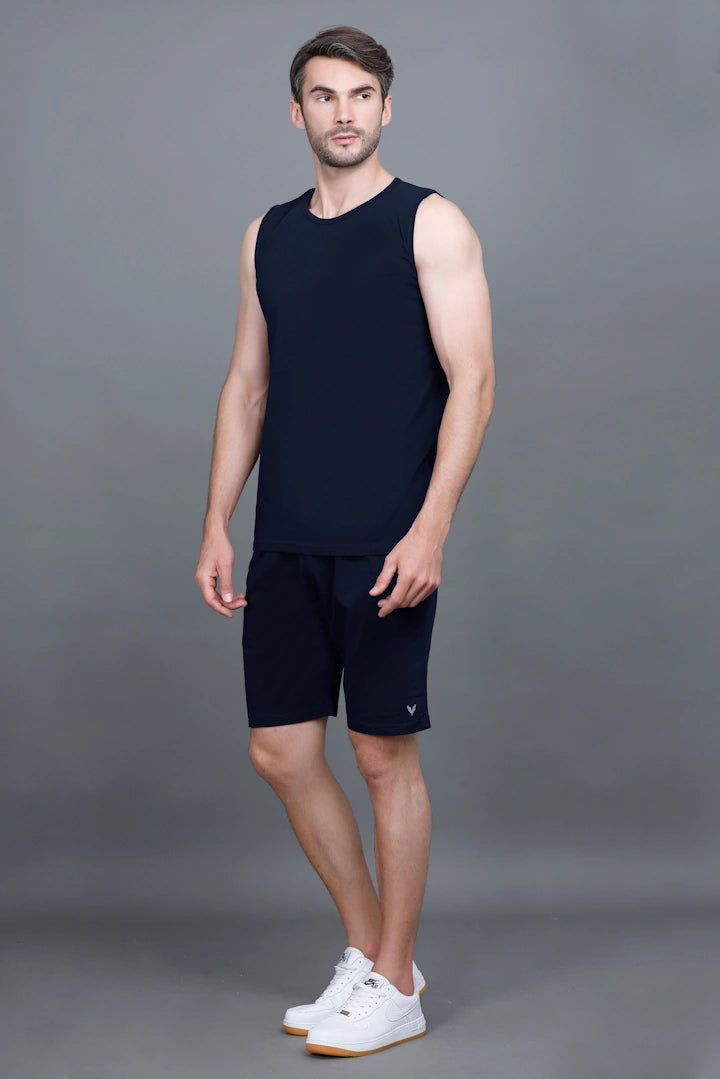 Navy Coord Sets Men Sando Set