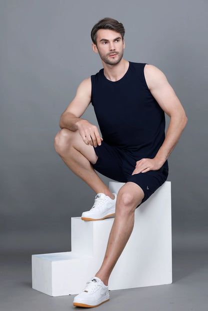 Navy Coord Sets Men Sando Set