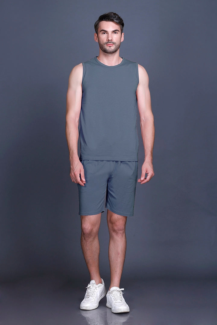Powder Blue Coord Sets Men Sando Set