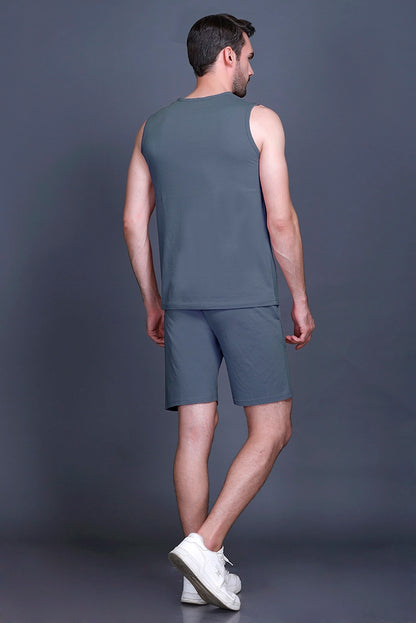Powder Blue Coord Sets Men Sando Set