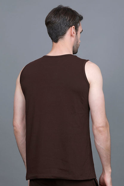 Coffee Gym Vest Men Sleeveless T-Shirt