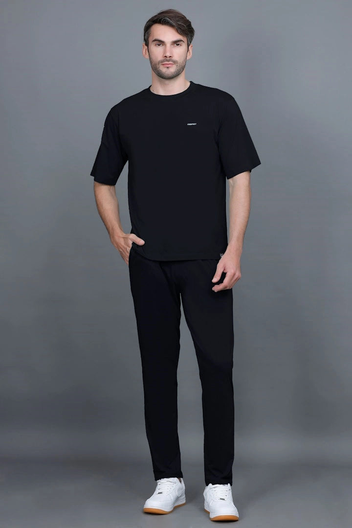 Black Oversized Coord Sets men