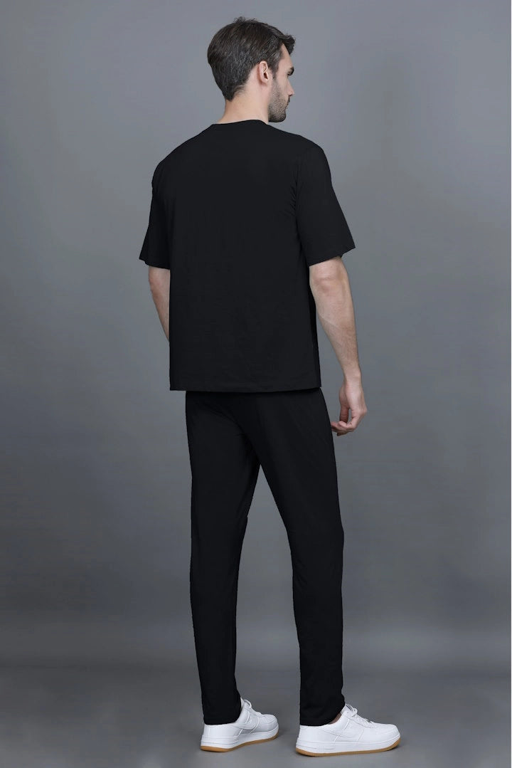 Black Oversized Coord Sets men