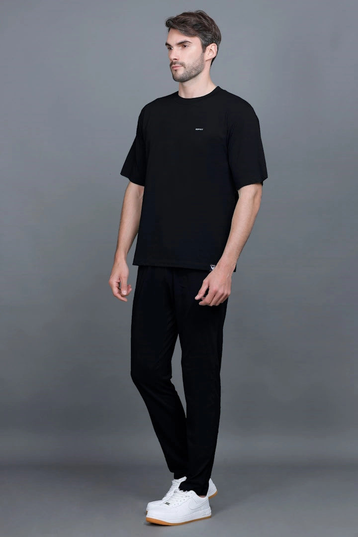 Black Oversized Coord Sets men