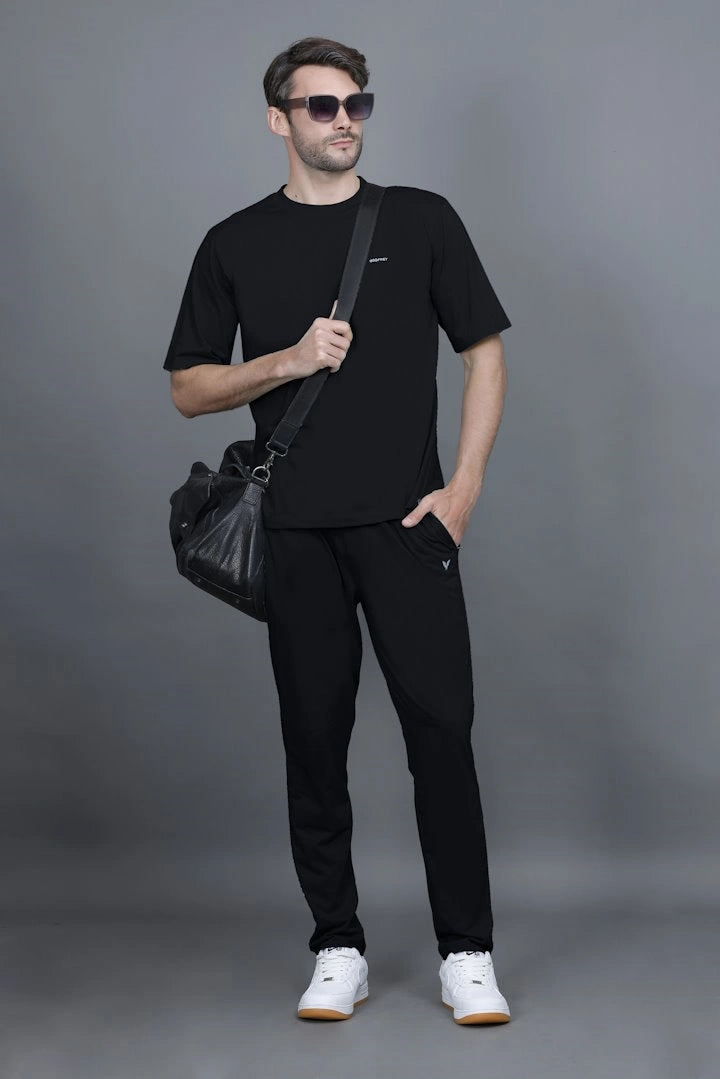 Black Oversized Coord Sets men