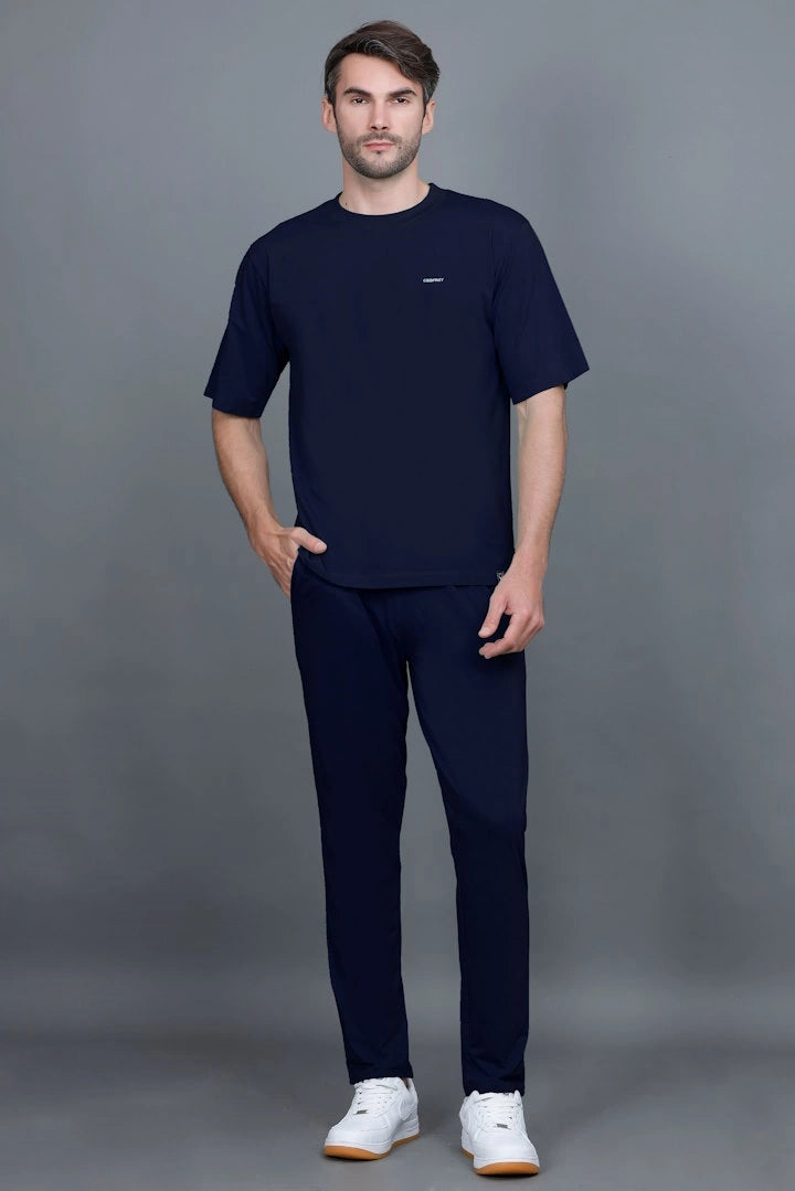 Navy Oversized Coord Sets men