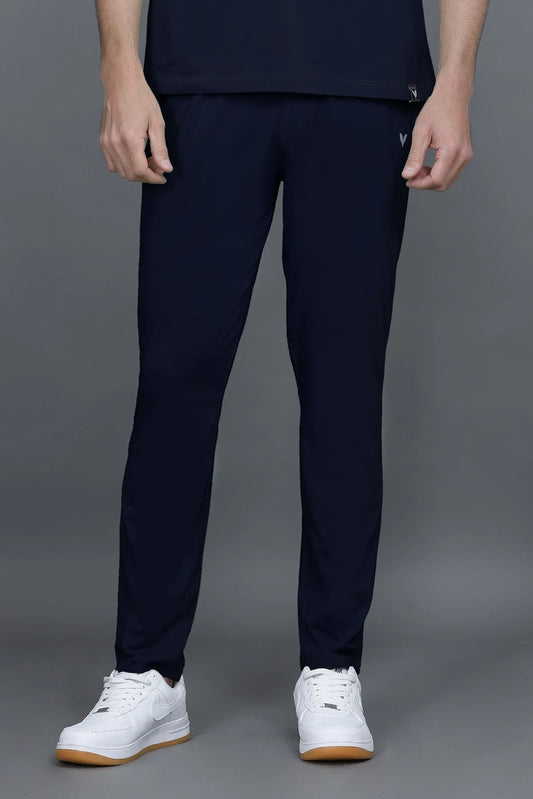 Navy Blue Solid Mens lower for summer