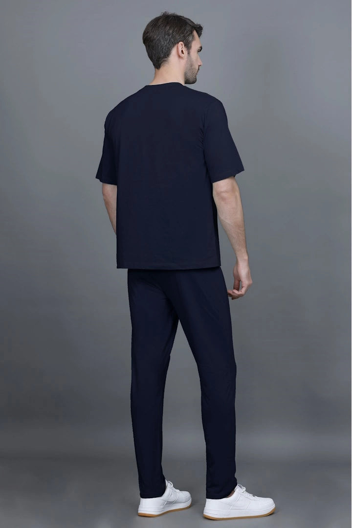 Navy Oversized Coord Sets men