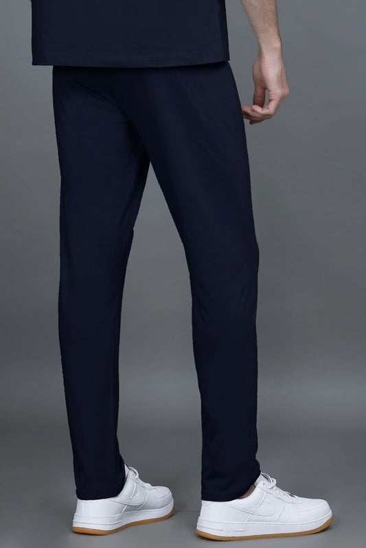 Navy Blue Solid Mens lower for summer