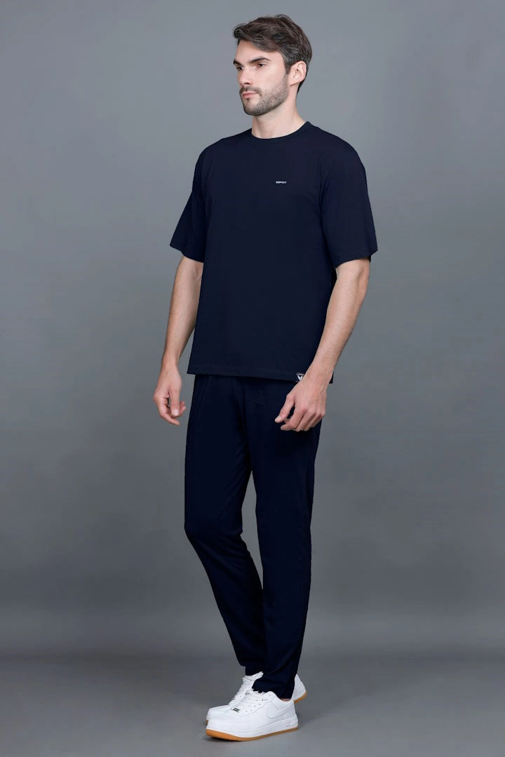 Navy Oversized Coord Sets men