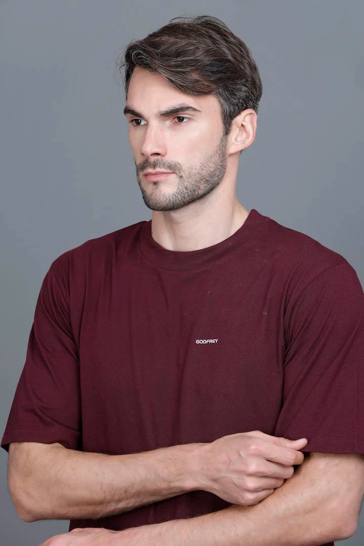 Burgundy Oversized Coord Sets men